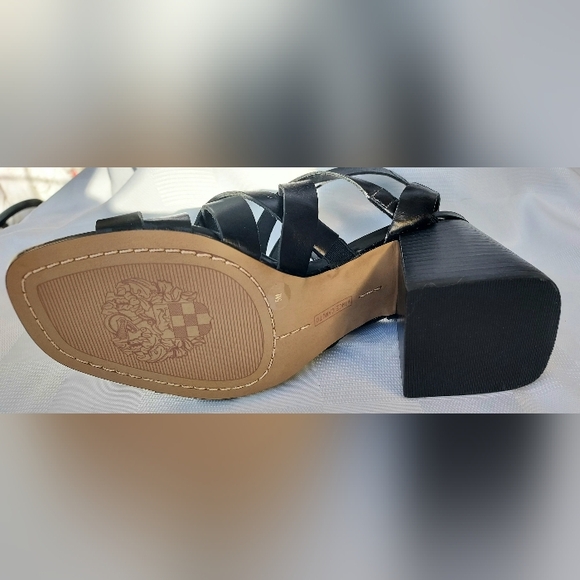 Vince Camuto Black Strappy Women's Sandals Size 5 NWT - Picture 10 of 13